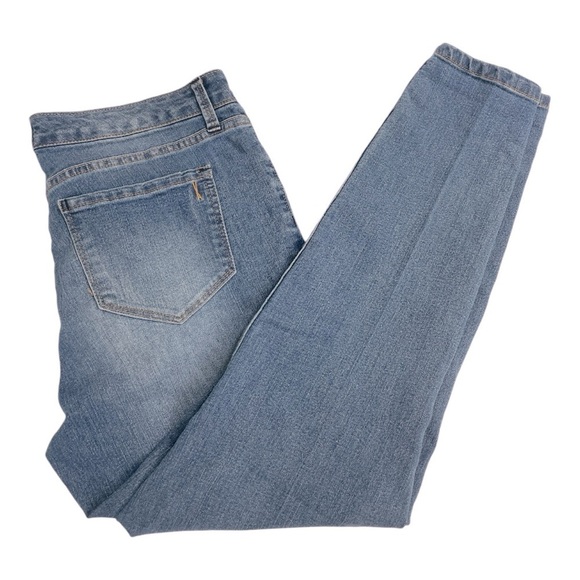 Vintage American Blues rhinestone Boho skinny ankle jeans size 8 - Picture 1 of 12